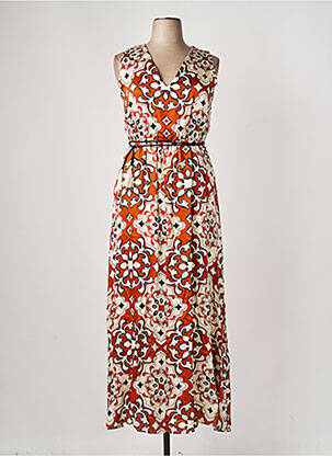 Rochie lungă maro ARTIGLI femeie