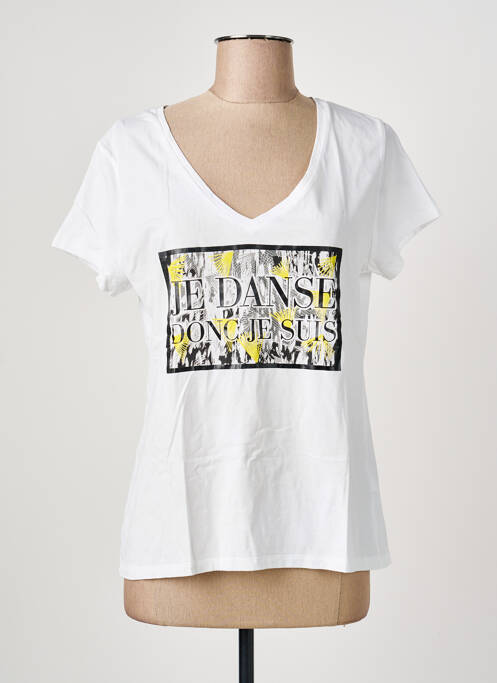 Tricou alb ONE STEP femeie