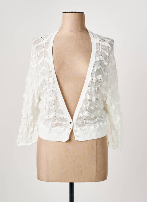 Vestă cu mâneci lungi alb ELISA CAVALETTI femeie