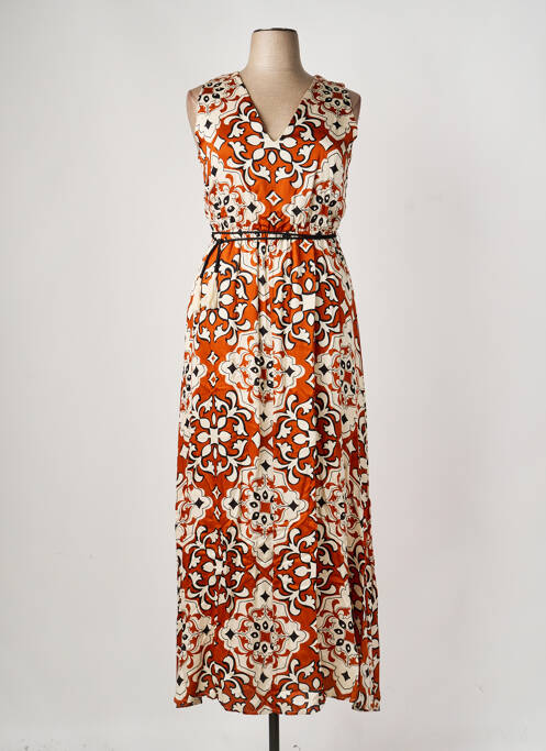 Rochie lungă maro ARTIGLI femeie