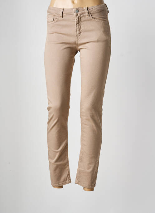 Pantalon slim maro ESPRIT femeie