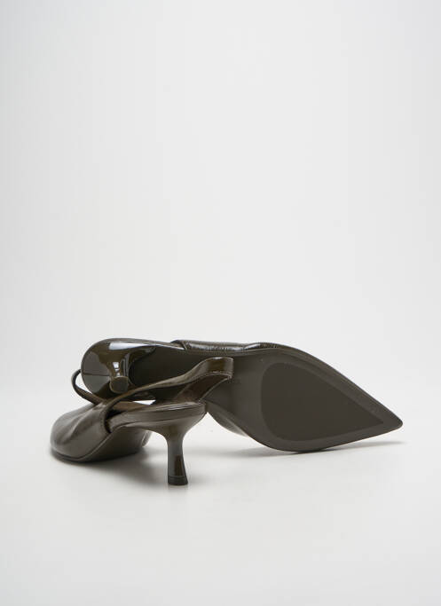 Pantofi cu toc verde STRADIVARIUS femeie