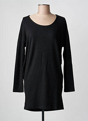 Rochie pulover elasticitate mâneci lungi negru YEST femeie