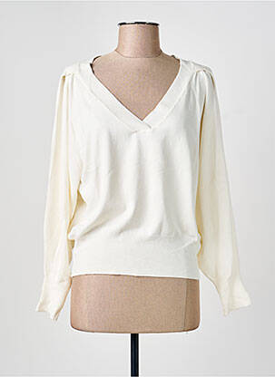 Pulover alb ESQUALO femeie