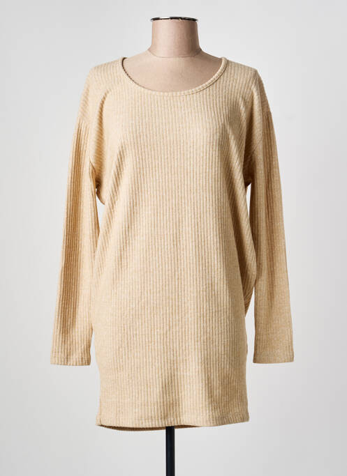 Rochie pulover bej YESTA femeie