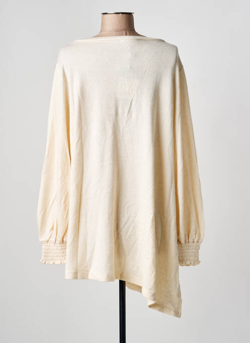 Pulover tunică bej SEMIOLOGY femeie