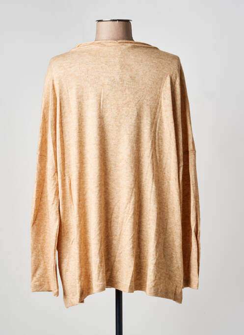 Pulover tunică bej SEMIOLOGY femeie