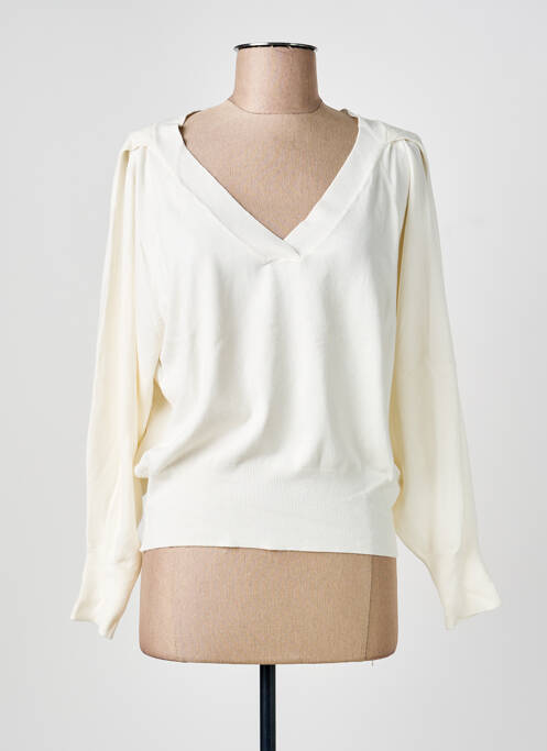 Pulover alb ESQUALO femeie