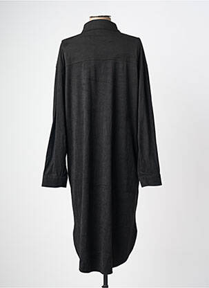 Rochie midi mâneci lungi mâneci lungi negru YEST femeie