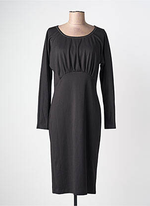 Rochie midi mâneci lungi mâneci lungi negru MALVIN femeie