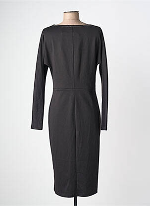 Rochie midi mâneci lungi mâneci lungi negru MALVIN femeie