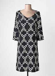 Rochie midi mâneci 3/4 mâneci 3/4 negru AN II VITO femme