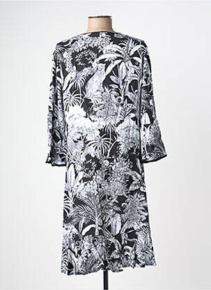 Rochie midi mâneci lungi mâneci lungi negru YEST femeie