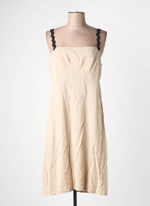 Rochie midi bej SEMIOLOGY femeie