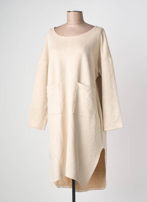 Rochie pulover bej ONE O ONE femeie