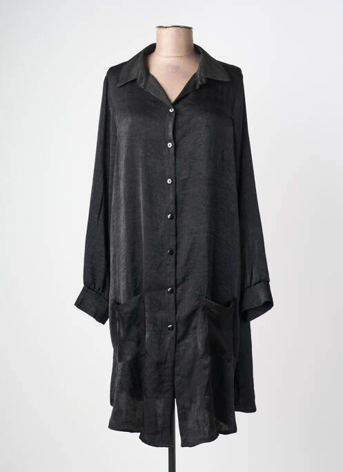 Tunică mâneci lungi negru ONE O ONE femeie