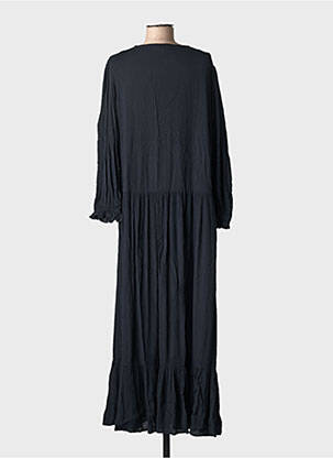 Rochie lungă mâneci lungi mâneci lungi negru CHICOSOLEIL femeie
