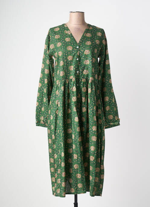 Rochie lungă verde CHICOSOLEIL femeie