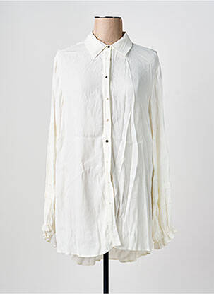 Tunică mâneci lungi bej YESTA femeie