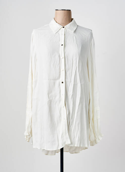 Tunică mâneci lungi bej YESTA femeie