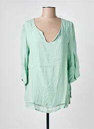 Bluză mâneci 3/4 mâneci 3/4 verde SEMIOLOGY femme