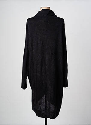Rochie pulover strânsă pe partea de jos mâneci lungi negru ADIA femeie
