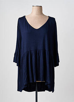 Tunică mâneci lungi albastru AN-VITO femeie