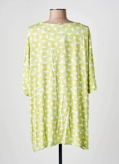 Tunică mâneci scurte verde YESTA femeie