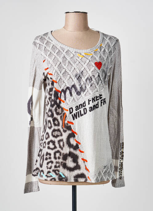 Top gri MALVIN femeie