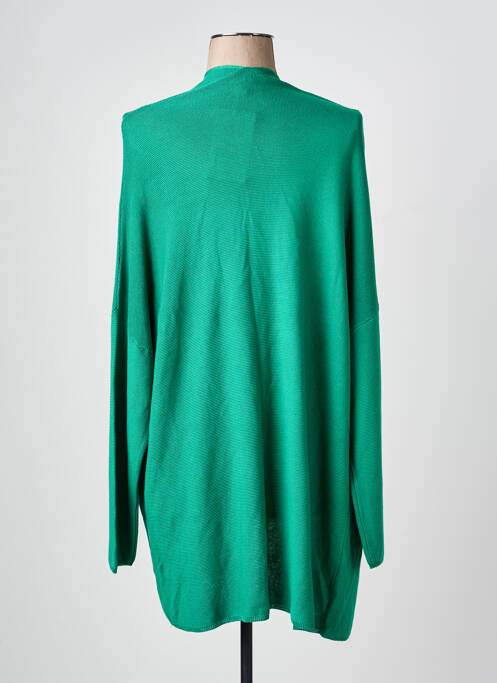 Vestă cu mâneci lungi verde ANGE femeie