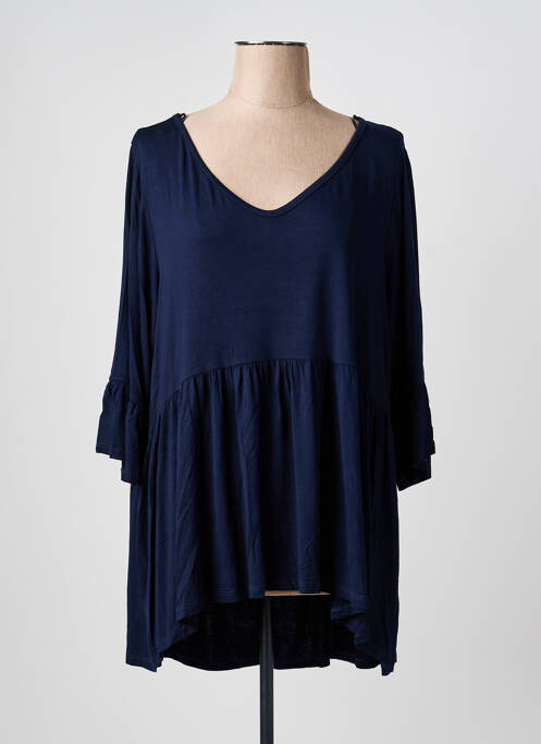 Tunică mâneci lungi albastru AN-VITO femeie