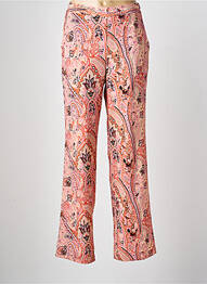 Pantalon drept buzunare roz ESQUALO femeie
