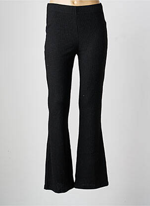 Pantalon evazat talie elastică negru YEST femeie