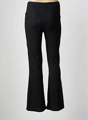 Pantalon evazat talie elastică negru YEST femeie