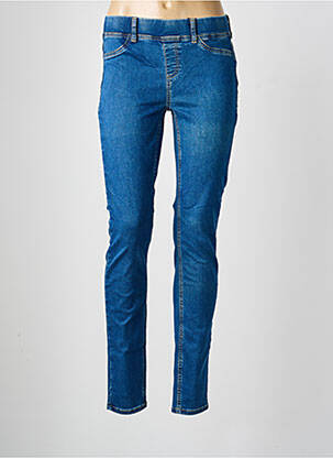 Blugi skinny țesătură denim albastru BASE LEVEL femeie