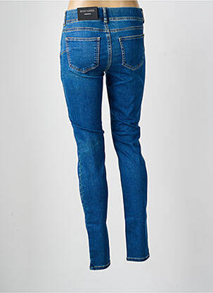 Blugi skinny țesătură denim albastru BASE LEVEL femeie
