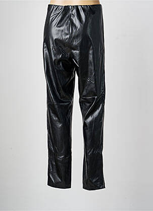 Pantalon drept talie elastică negru ONE O ONE femeie