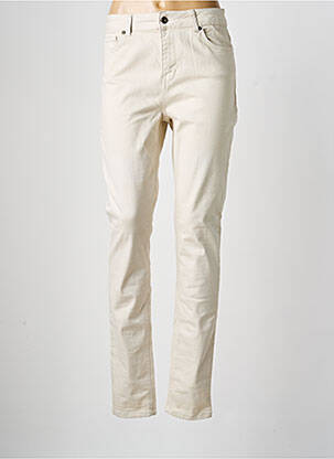 Pantalon slim buzunare bej YEST femeie