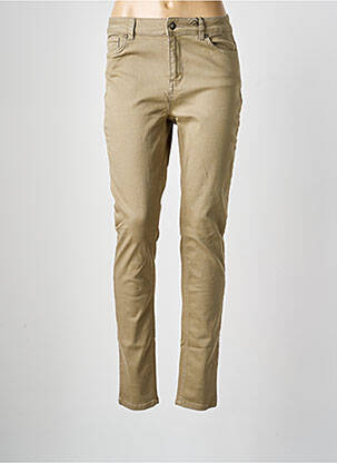 Pantalon slim buzunare verde YEST femeie