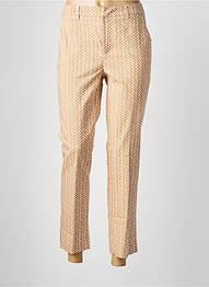 Pantalon 7/8 închidere cu fermoar sub clapetă cu cârlig bej ESQUALO femeie