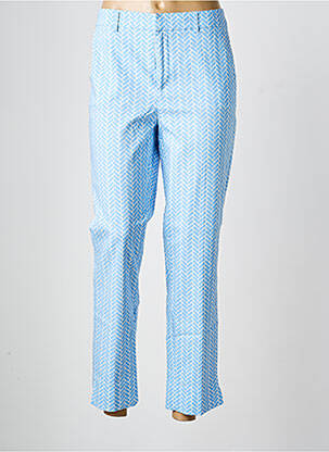 Pantalon 7/8 închidere cu fermoar sub clapetă cu cârlig albastru ESQUALO femeie
