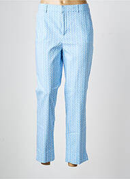 Pantalon 7/8 închidere cu fermoar sub clapetă cu cârlig albastru ESQUALO femeie