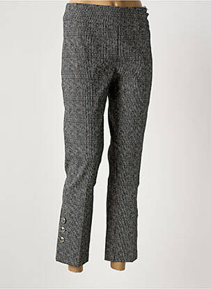 Pantalon 7/8 talie elastică negru UP ! femeie