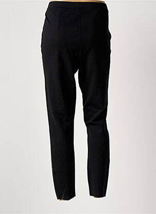Pantalon 7/8 talie elastică negru YESTA femeie