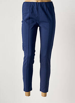 Pantalon slim talie elastică albastru YEST femeie