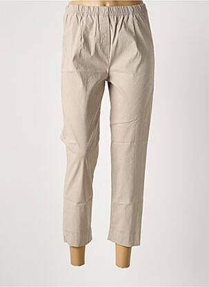Pantalon 7/8 talie elastică bej OLIVER JUNG femeie