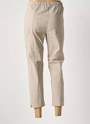 Pantalon 7/8 talie elastică bej OLIVER JUNG femeie