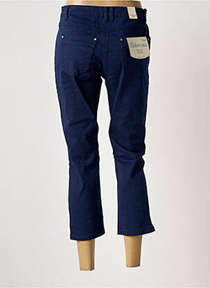 Pantalon trei sferturi buzunare albastru INTOWN femeie