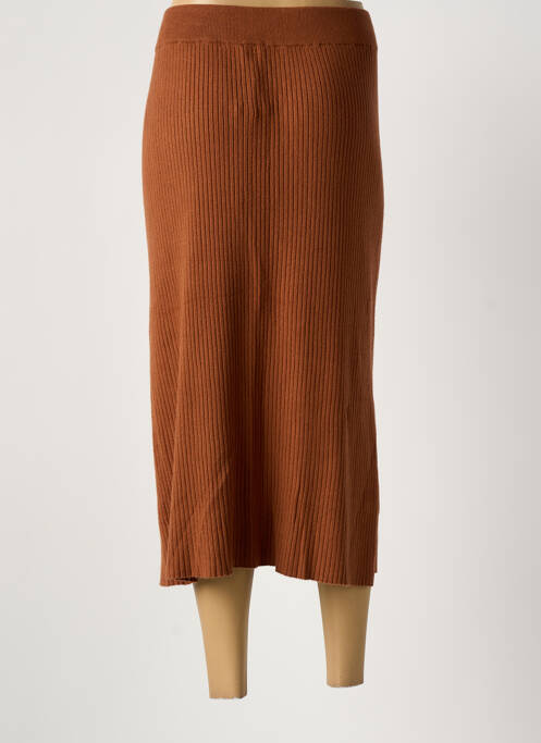 Fustă lungă maro YESTA femeie