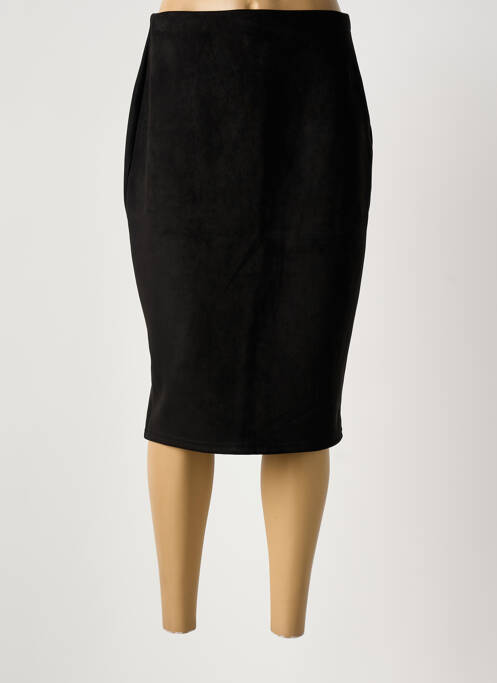 Fustă midi negru ONE O ONE femeie